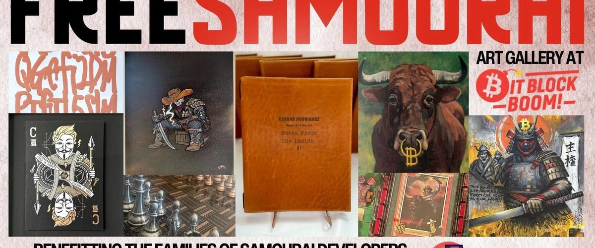 Free Samourai Art Gallery at BitBlockBoom