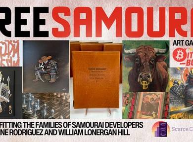 Free Samourai Art Gallery at BitBlockBoom