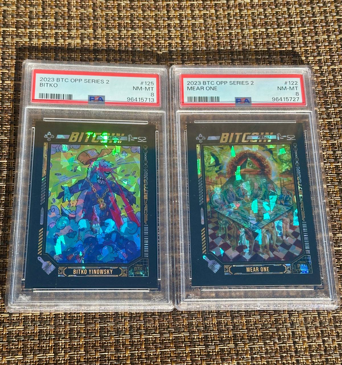 PSA 8 S2 Bitko x Mear One #/210 Lot