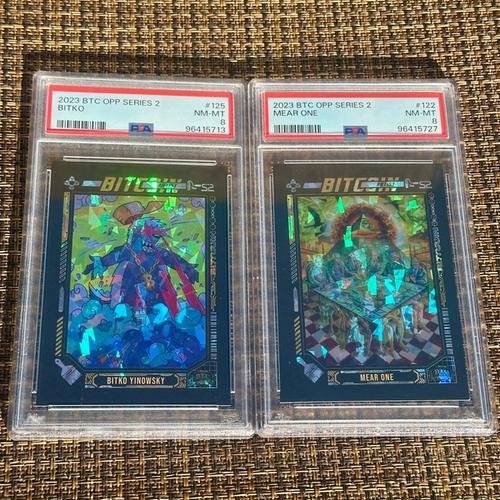 PSA 8 S2 Bitko x Mear One #/210 Lot