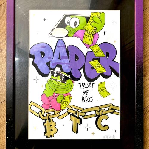 Paper BTC Pepe