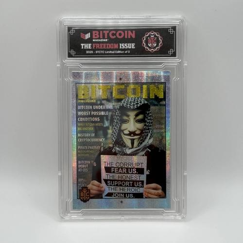 (1/3) Issue 1 - Commemorative Card 1/3 - Bitcoin Trading Cards x Bitcoin Magazine