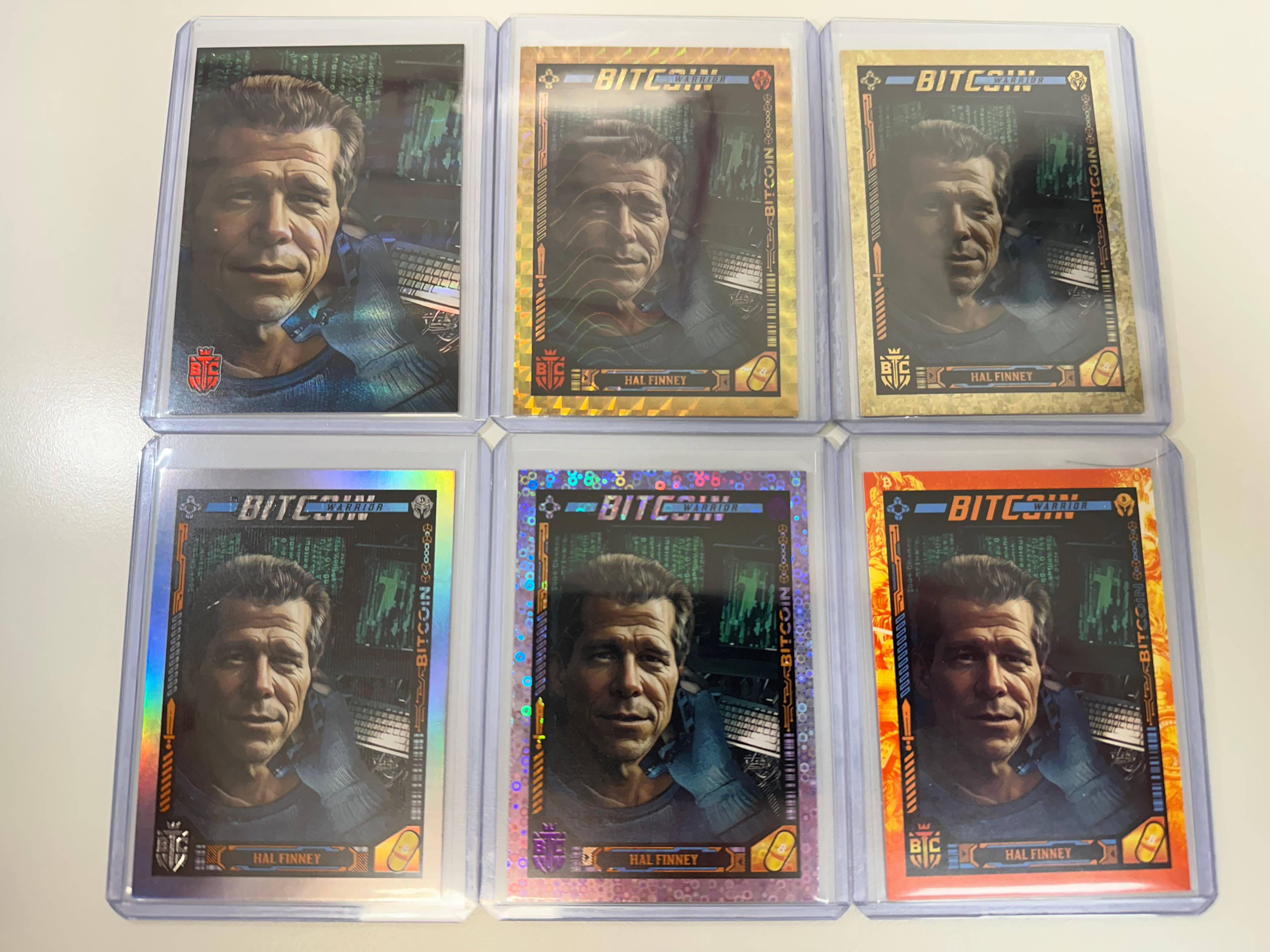 393/500 Rarity S4 Hal Finney 6 Pack of All Cards /210 thru /1000