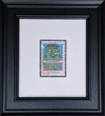 DARK CHECK PEPE 1/1 Original | Scarce City
