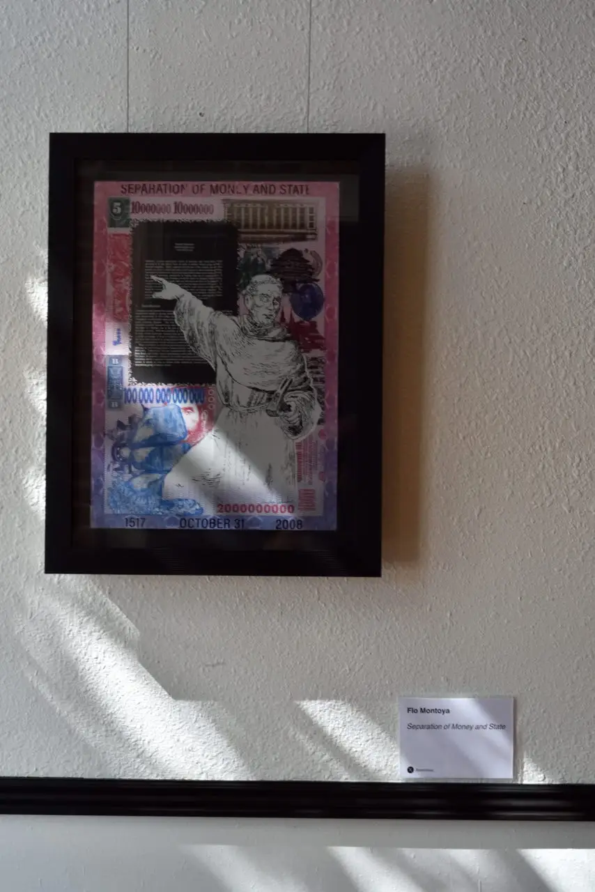 SEPARATION OF MONEY AND STATE Artist Print (1/1)