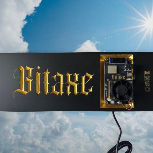 "Bitaxe Gothic" - Hand Carved Bitaxe Display