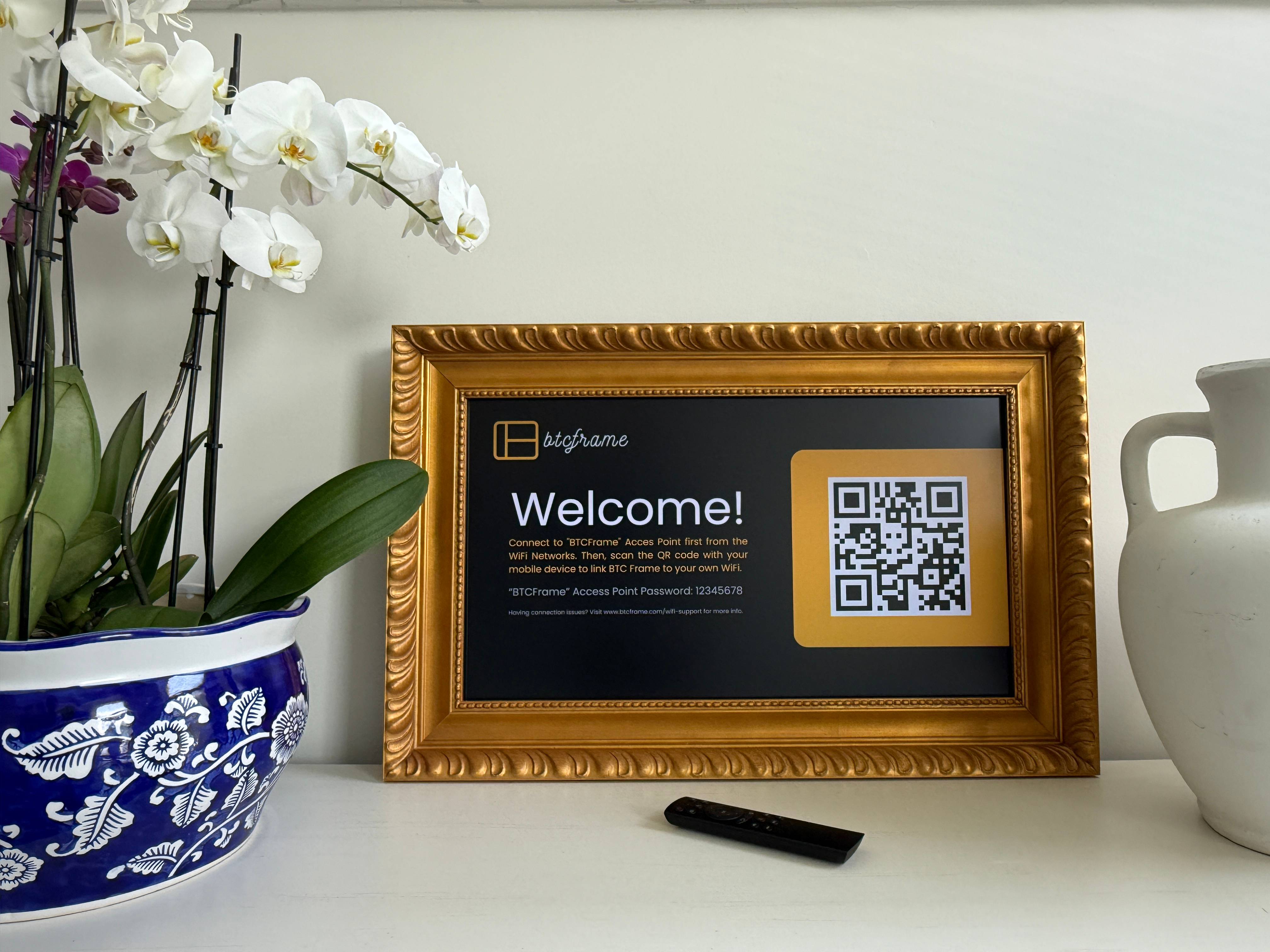 BTC Frame – Nakamoto Edition (Hand-Made & Rare Collector’s Masterpiece)