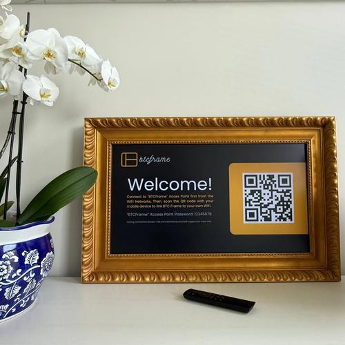 BTC Frame – Nakamoto Edition (Hand-Made & Rare Collector’s Masterpiece)