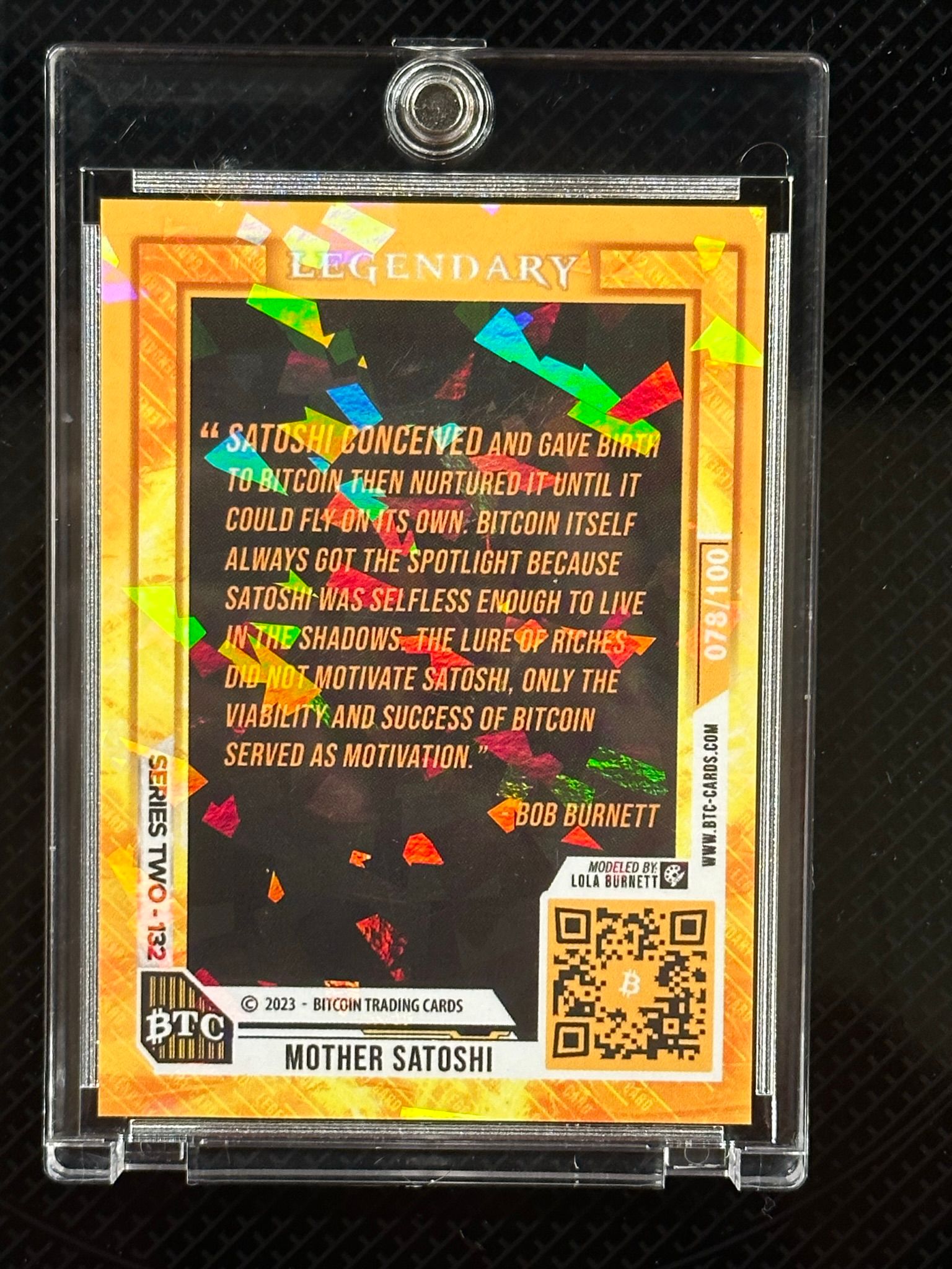 S2C132 Mother Satoshi #78/100 | Scarce City