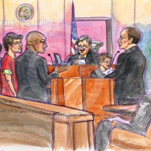 Ross Ulbricht court sketches, 2013 San Francisco