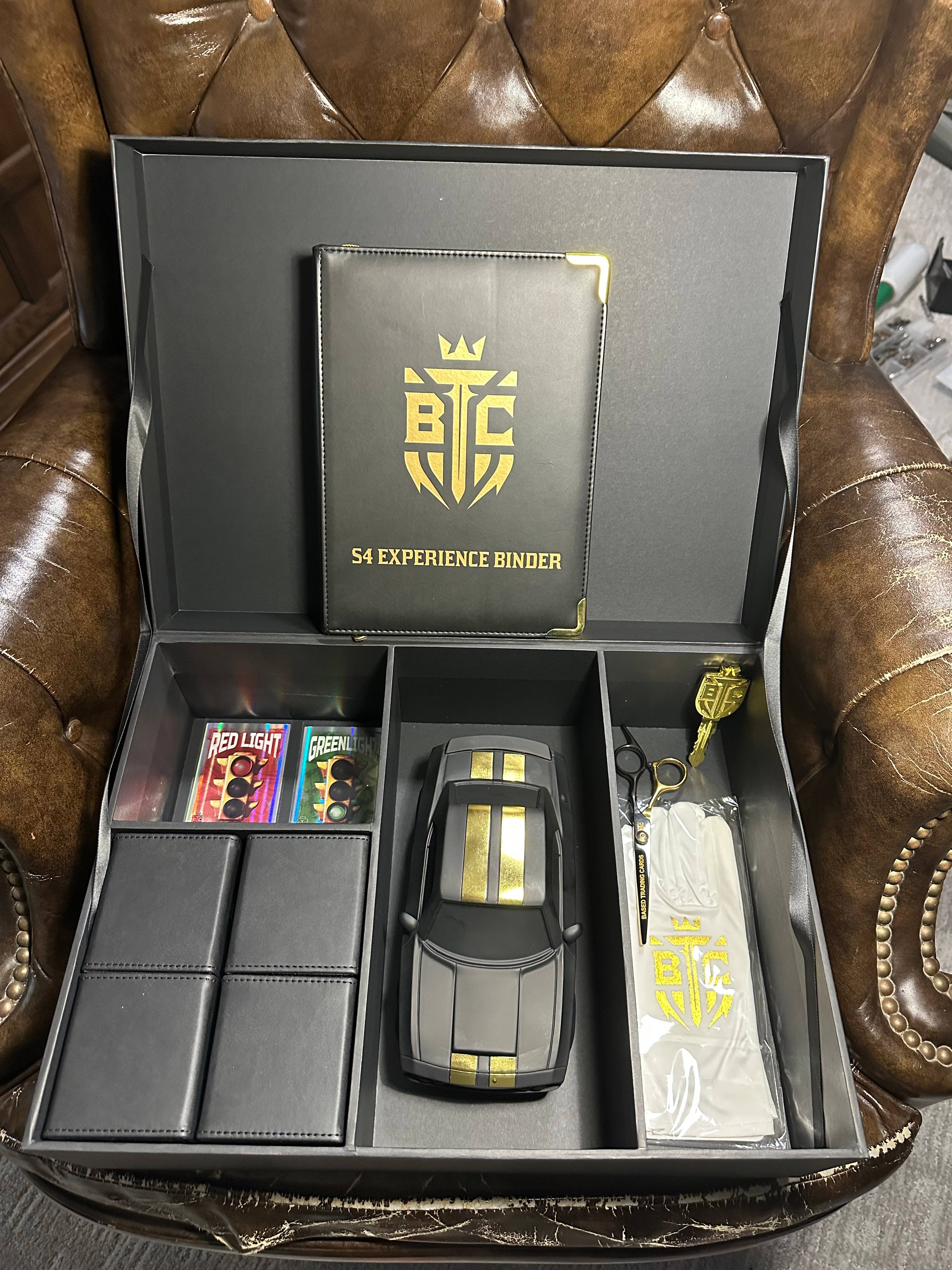 S4 Experience Box Bundle w/ Box, Car, Key, Binder, Scissors, Red/Green Cards, 4 Storage Boxes, Gloves