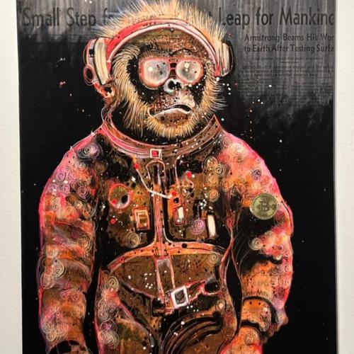 Man walks on the Moon 1969 - Bitcoin is going to the Moon 2024