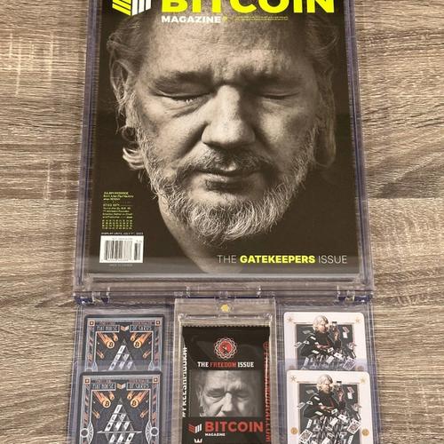 Bitcoin Magazine THE GATEKEEPERS ISSUE #29 and Bitcoin Trading Cards Sealed Pack