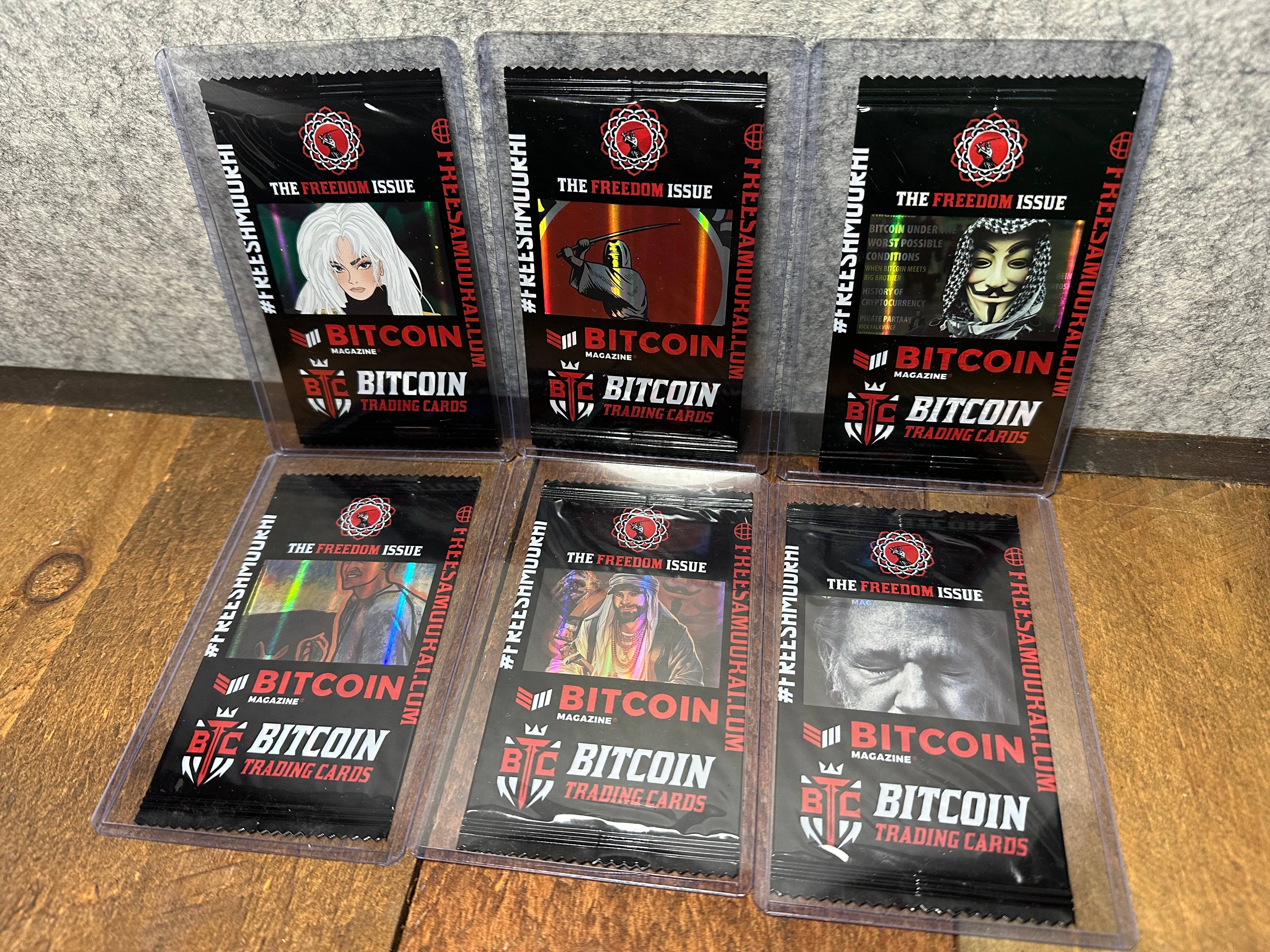 Bitcoin Magazine - Full 6 Card Set in Wrapper
