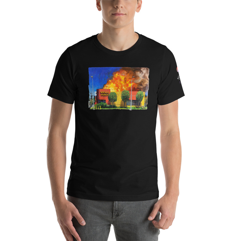 Wells Fargo in Flames T-Shirt