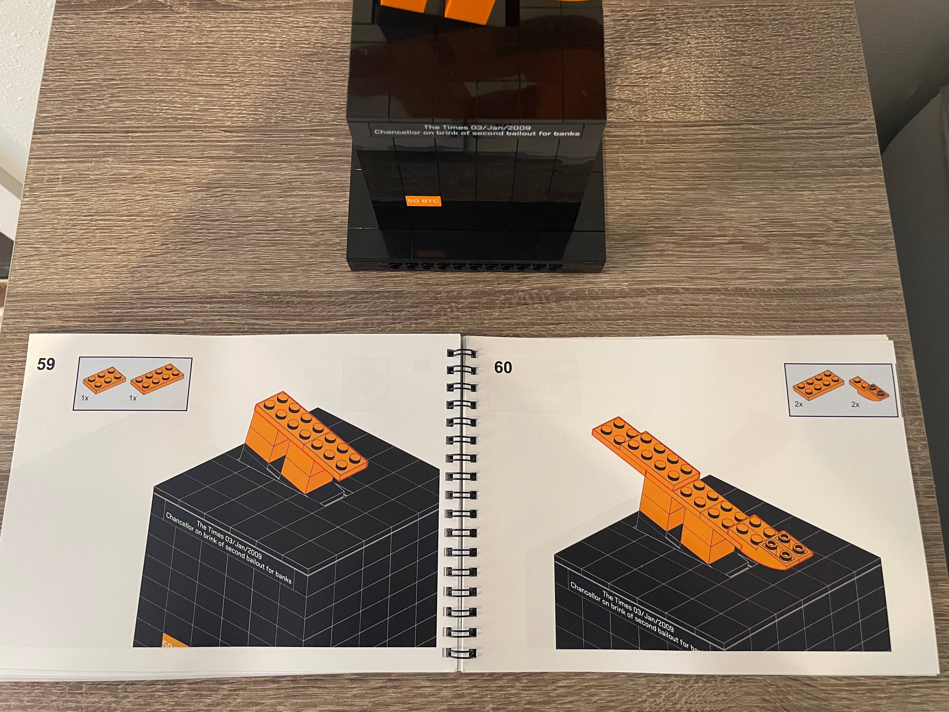 LEGO® Bitcoin ₿ MOC - Genesis Block Edition (#1/21) | Scarce City