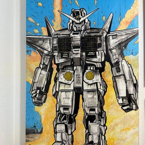 ‘Satoshoid’ Acrylic on Canvas