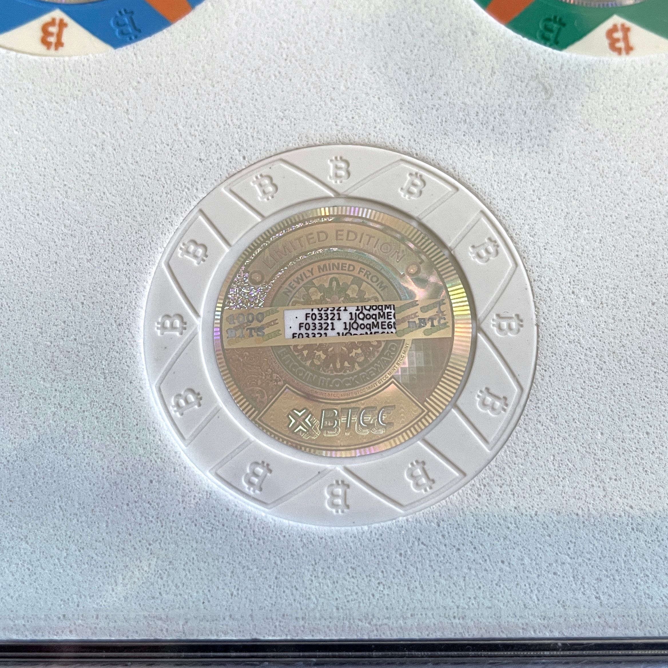 BTCC Bitcoin Poker Chips - 5 chips set | Scarce City