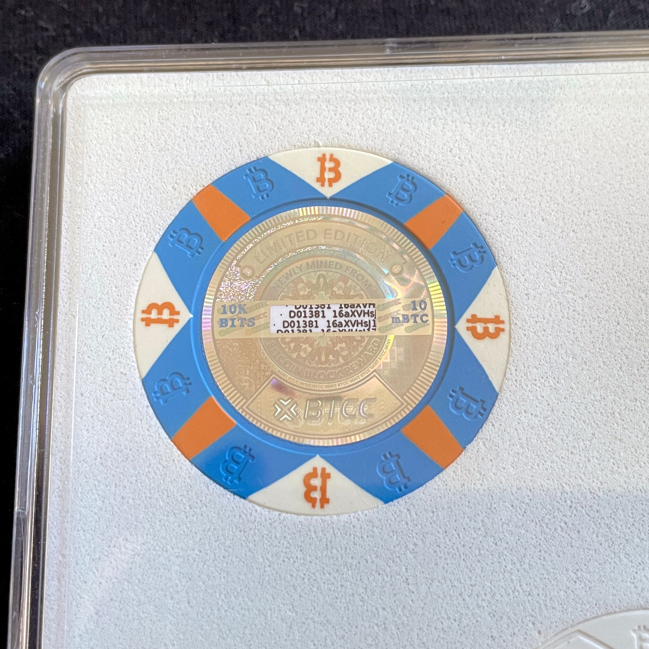 BTCC Bitcoin Poker Chips - 5 chips set | Scarce City