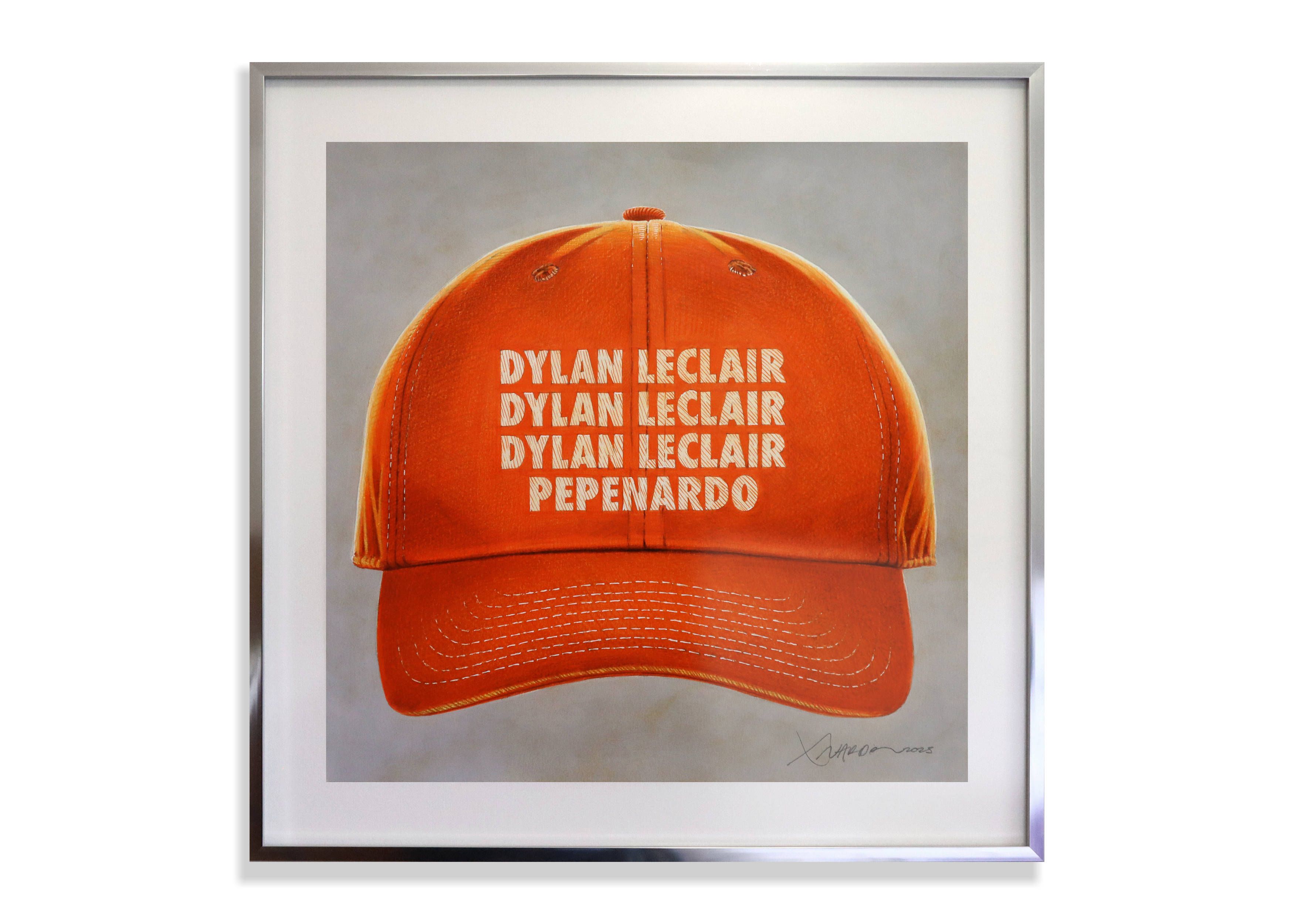 Untitled (Orange Hat ed. DYLANP) - Framed Drawing