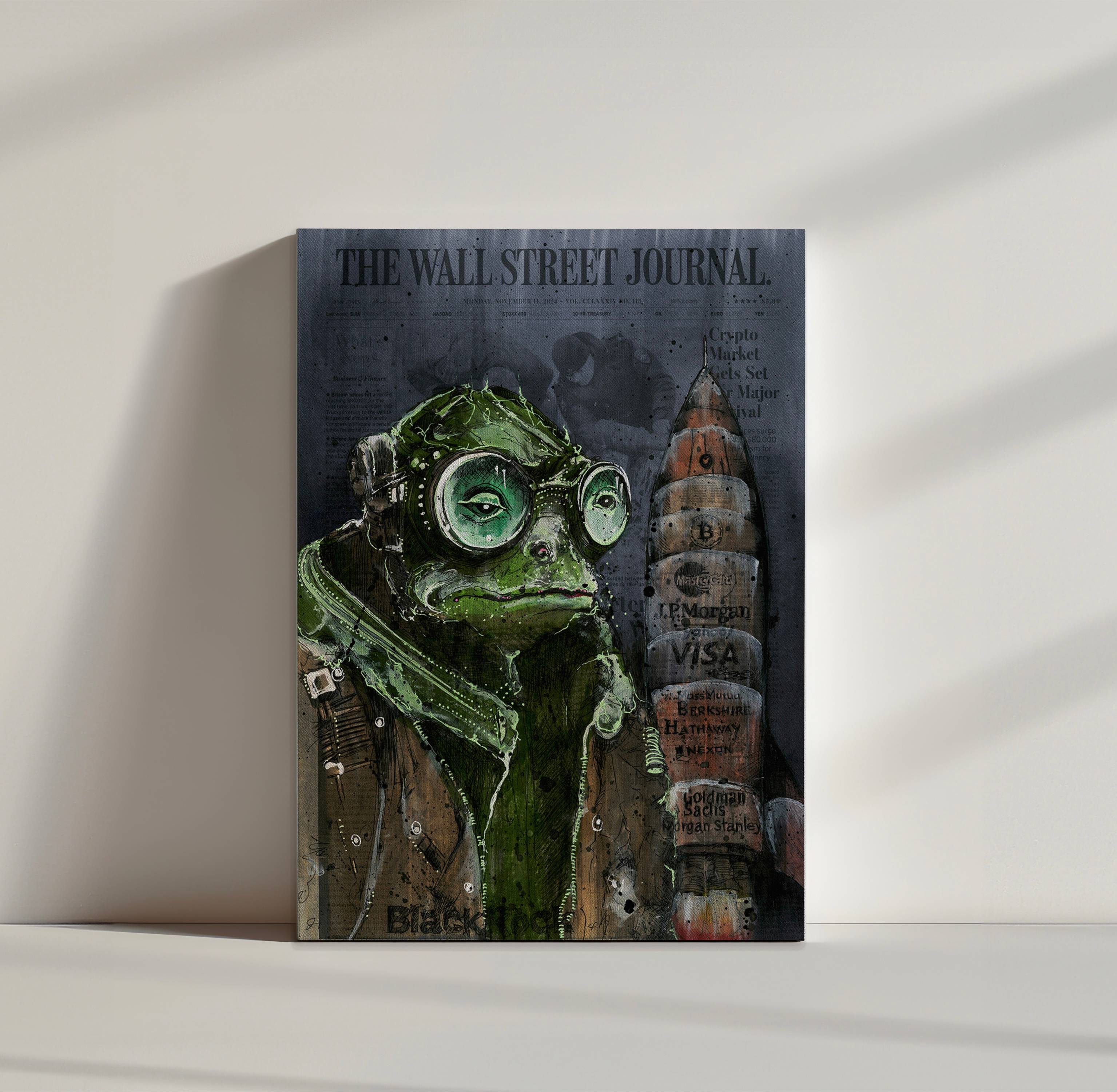 Pepe on the Front Page: Crypto Revolution