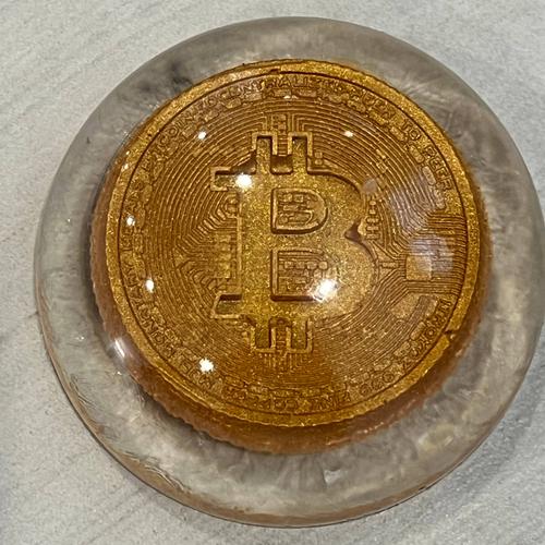 BVBTC Brekkie Von Bitcoin #1/1 Bitcoin 2019 Hand Made Art Piece