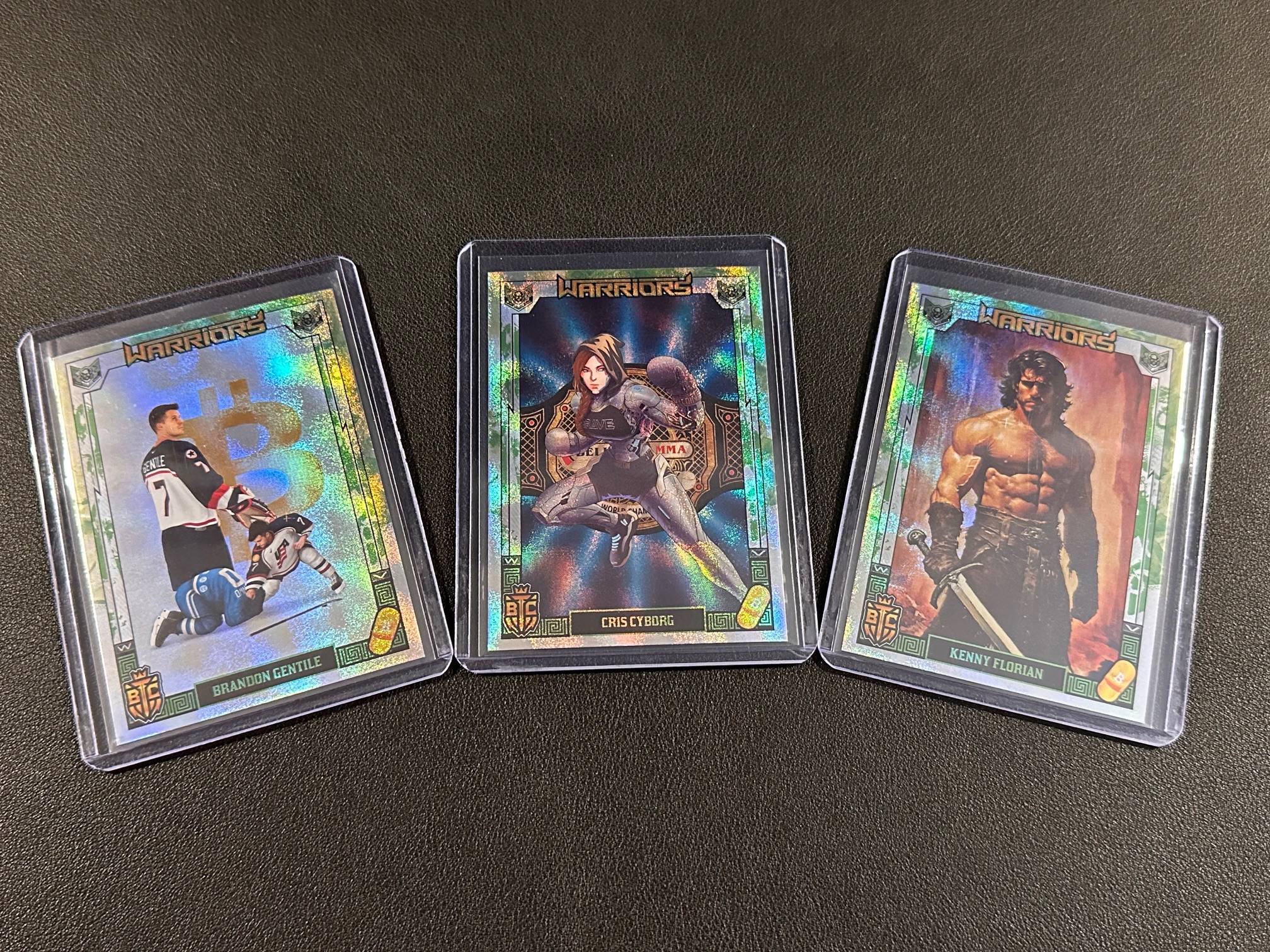 2024 Bitcoin Trading Cards Series 3 GENTILE CYBORG FLORIAN "3Pack" Lot /420 Rarity