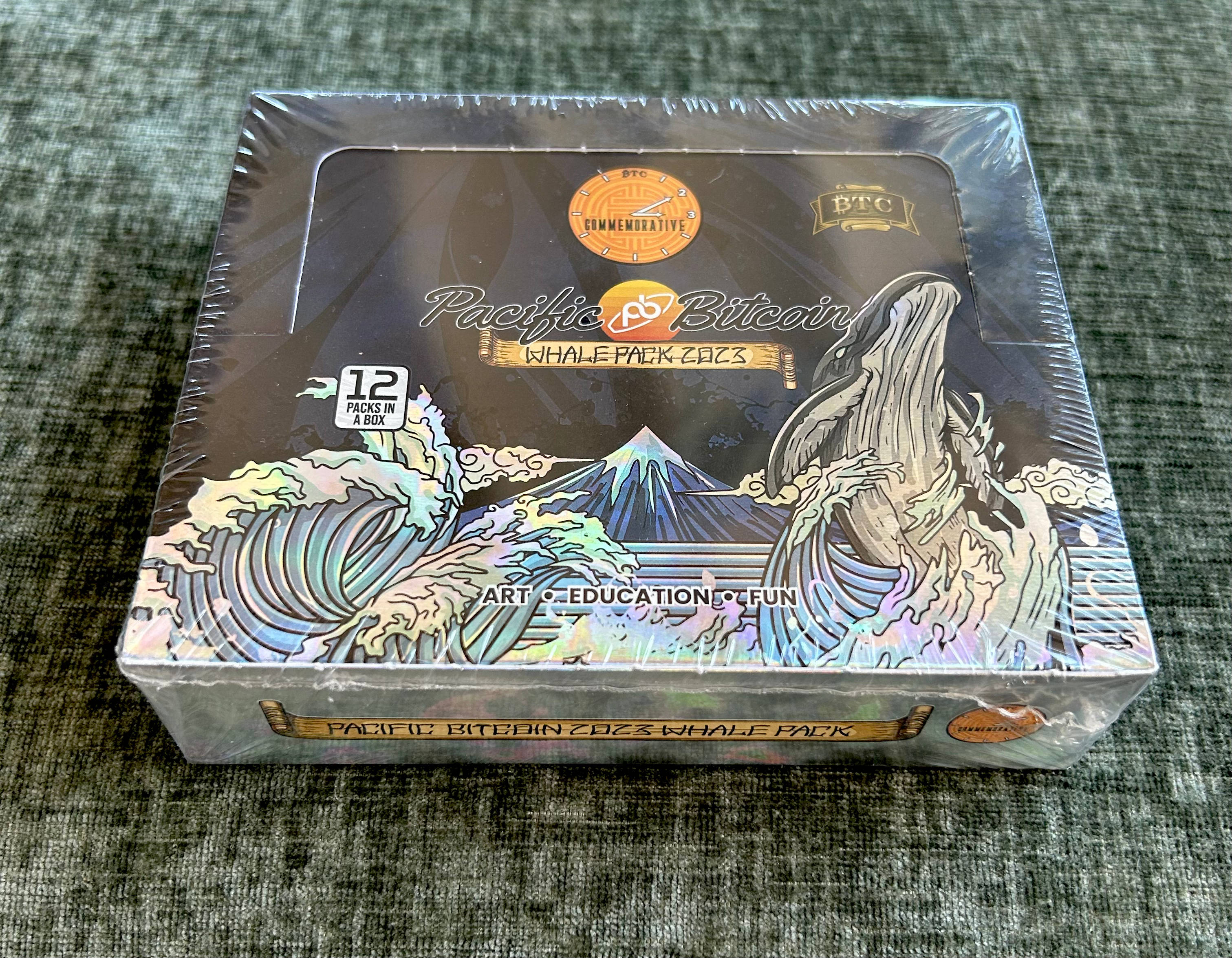 Bitcoin Trading Cards SEALED PB23 Whale Box - 12 Packs/Box | Scarce City