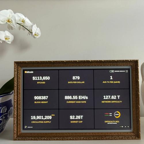 BTC Frame – Genesis Edition (Serial #001)