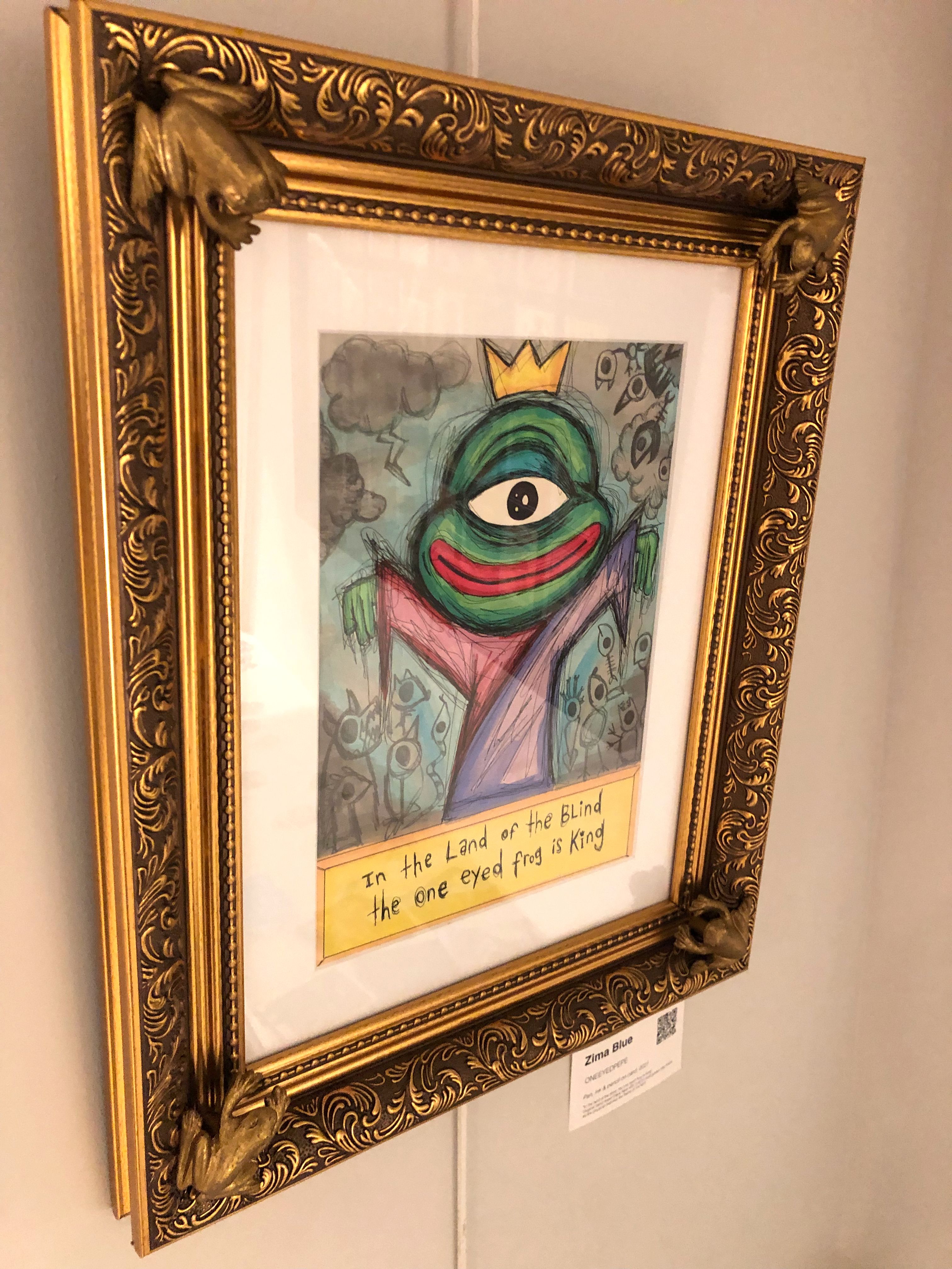 King outlet EYE Original Painting