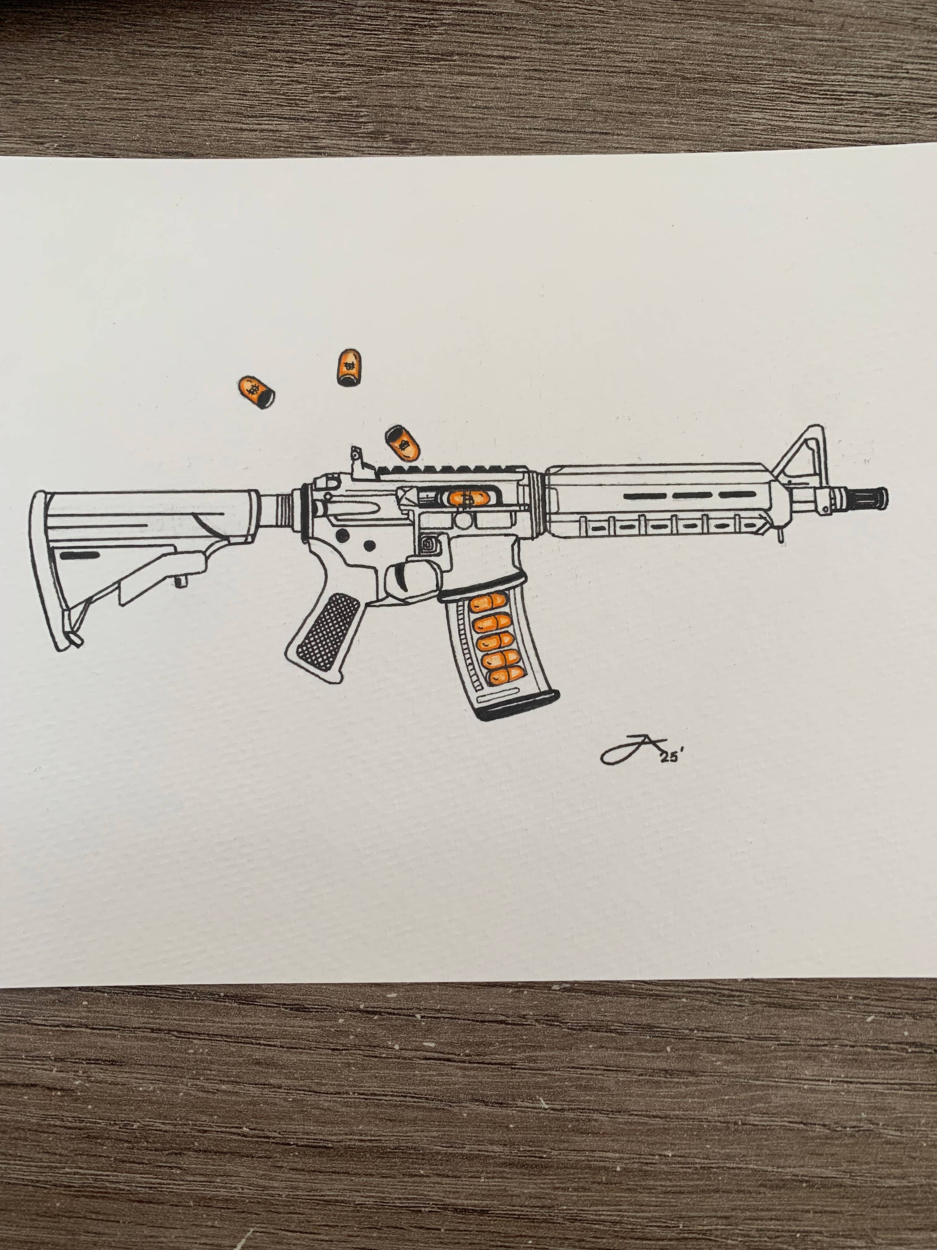 ‘BC-15’ Pen & Ink Drawing 