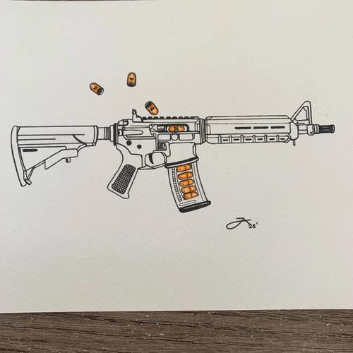 ‘BC-15’ Pen & Ink Drawing