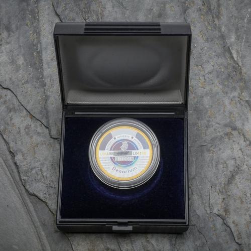 Denarium 1/100 BTC Physical Coin, 2015 (Loaded 0.01 BTC and Gifted to Charlie Shrem by the Creators)