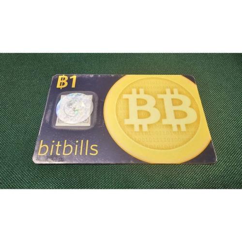 bitbills beta 1 BTC Physical Bitcoin Card