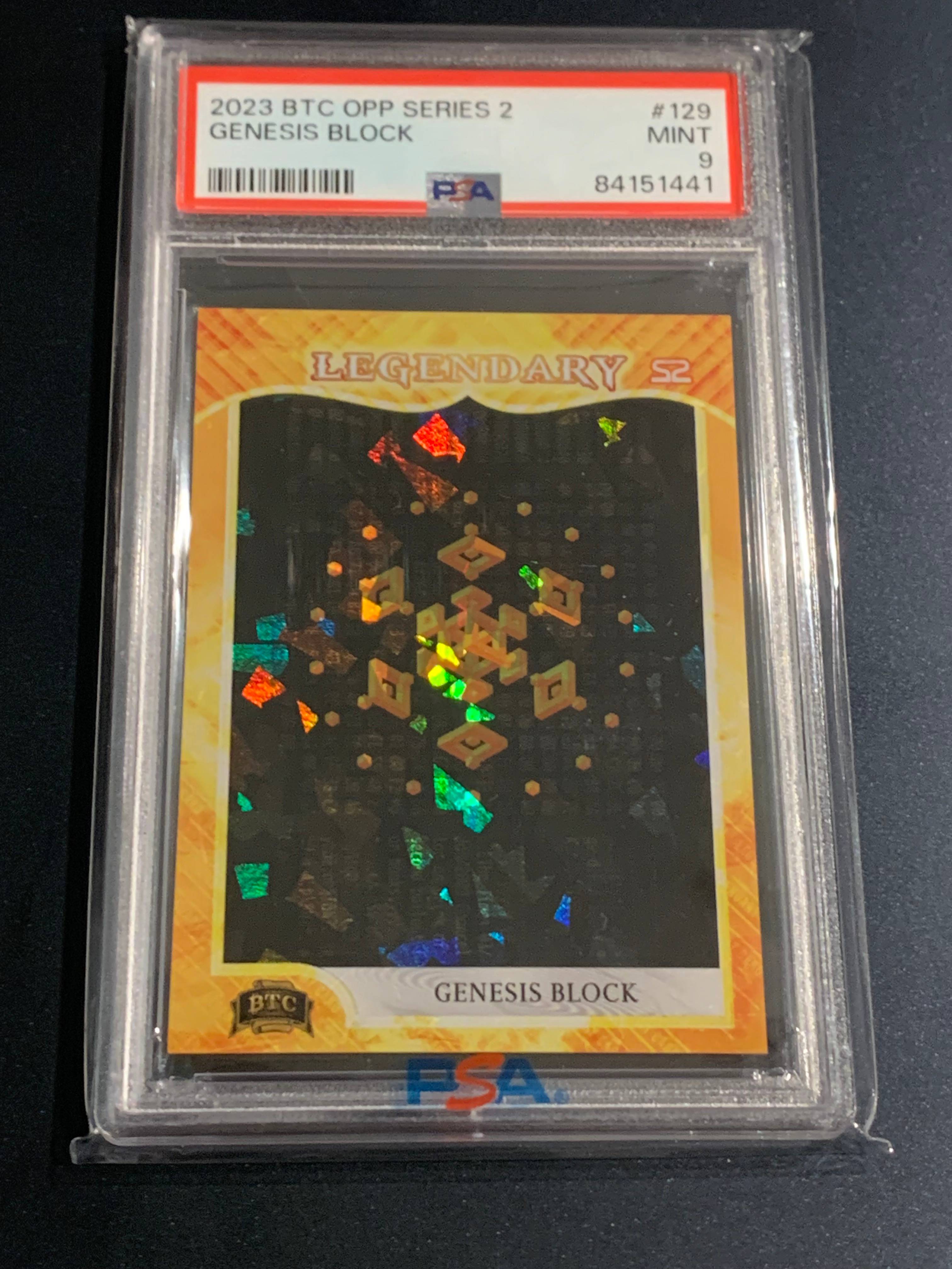 BTC Trading Cards - Series Two Legendary PSA MINT 9 