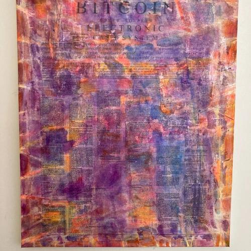 Satoshi White Paper Collage # 17, Block Height 880549