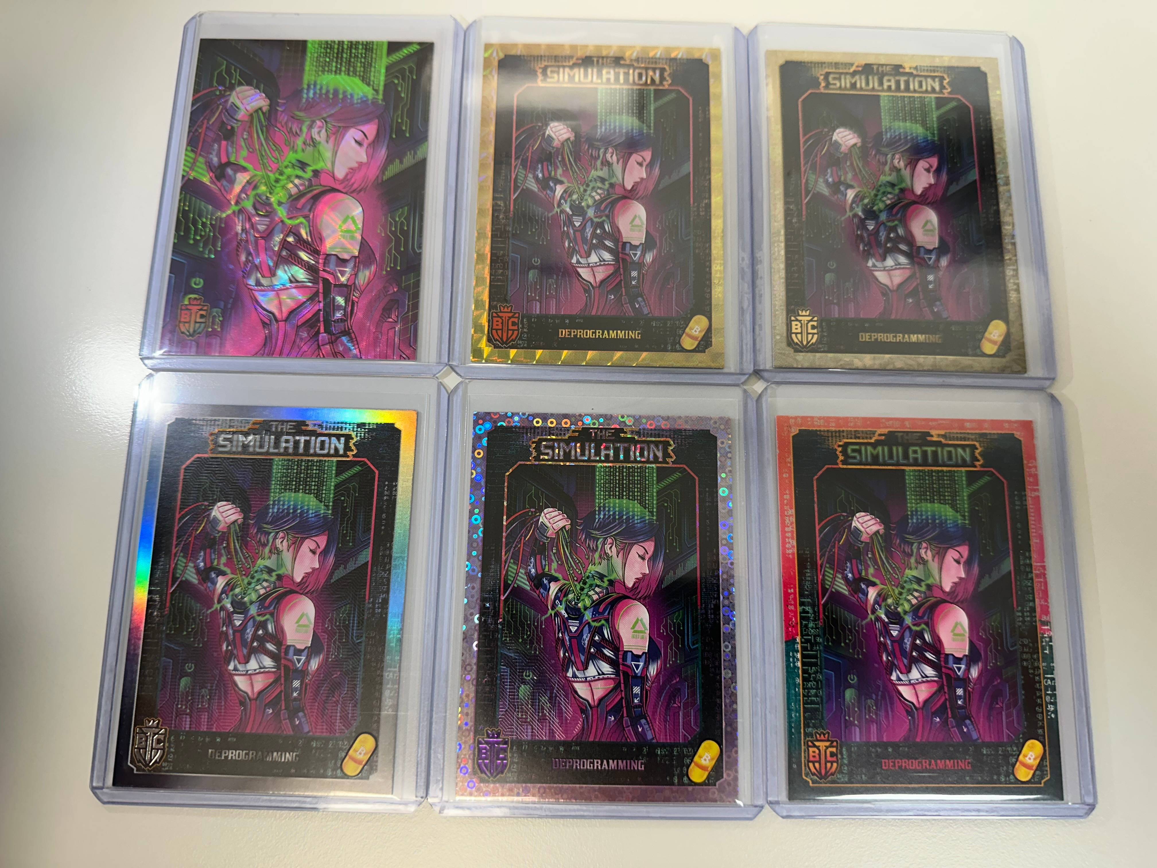 316/500 Rarity S4 6 Pack of All Deprogramming Cards /210 thru /1000