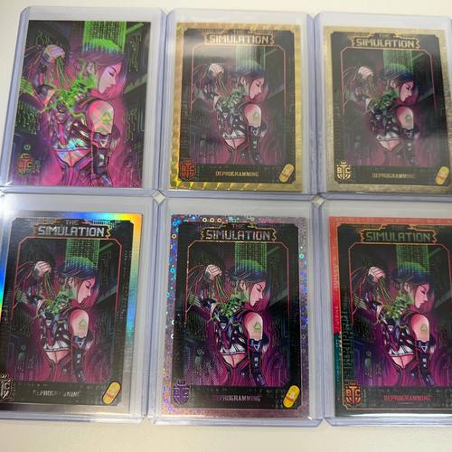 316/500 Rarity S4 6 Pack of All Deprogramming Cards /210 thru /1000