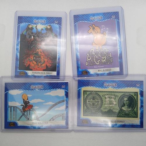 2023 Bitcoin Trading Cards Series 2 - 4x Blue Rares