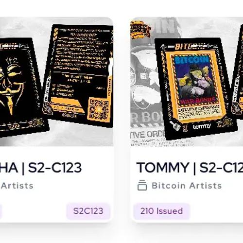 Bitcoin Artists (##/210) - (2-Box Break) - Break #9
