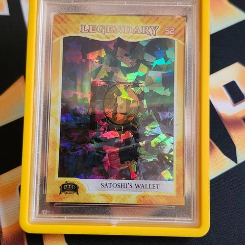 Bitcoin trading cards "Satoshi's Wallet"-Series 2 btctc 33/100 PSA 10