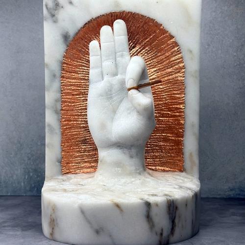 "Reborn" - An Homage to Bitcoiners in Carrara Marble