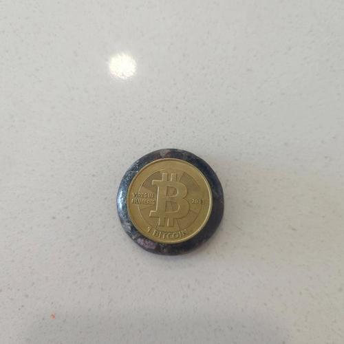2013 Casascius Coin (Spent) in Orgonite Pendant