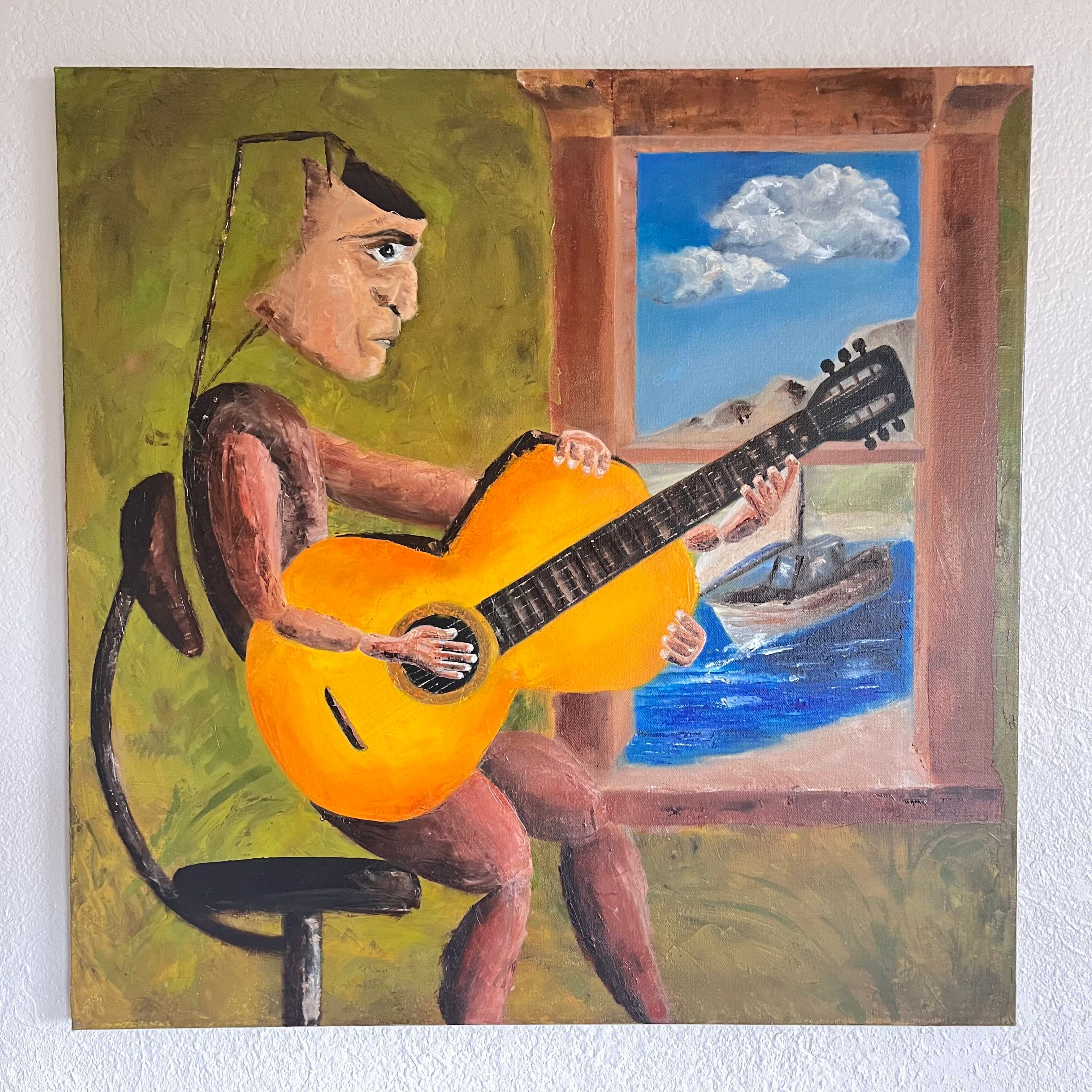 Prison Painting: "Disconnect" (24x24”)