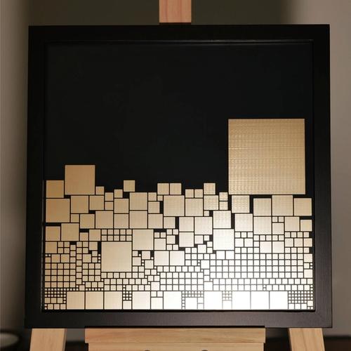 Block #317919 3/3 - 24k Gold Printed Circuit Board