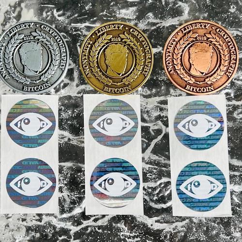 2016 Bitcoin Cold Storage Wallets "We Are All Satoshi" Set of 3 Limited Edition #77/100