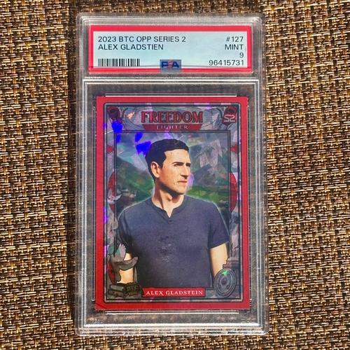 PSA 9 S2 Alex Gladstein #/210 Freedom Fighter