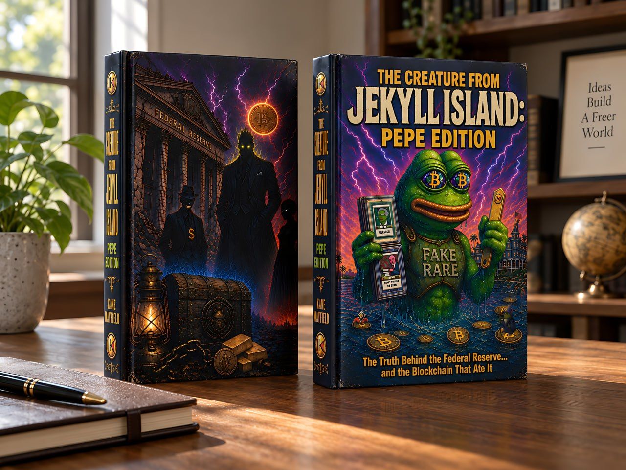The Creature From Jekyll Island: Pepe Edition (Hardcover) *signed author copies