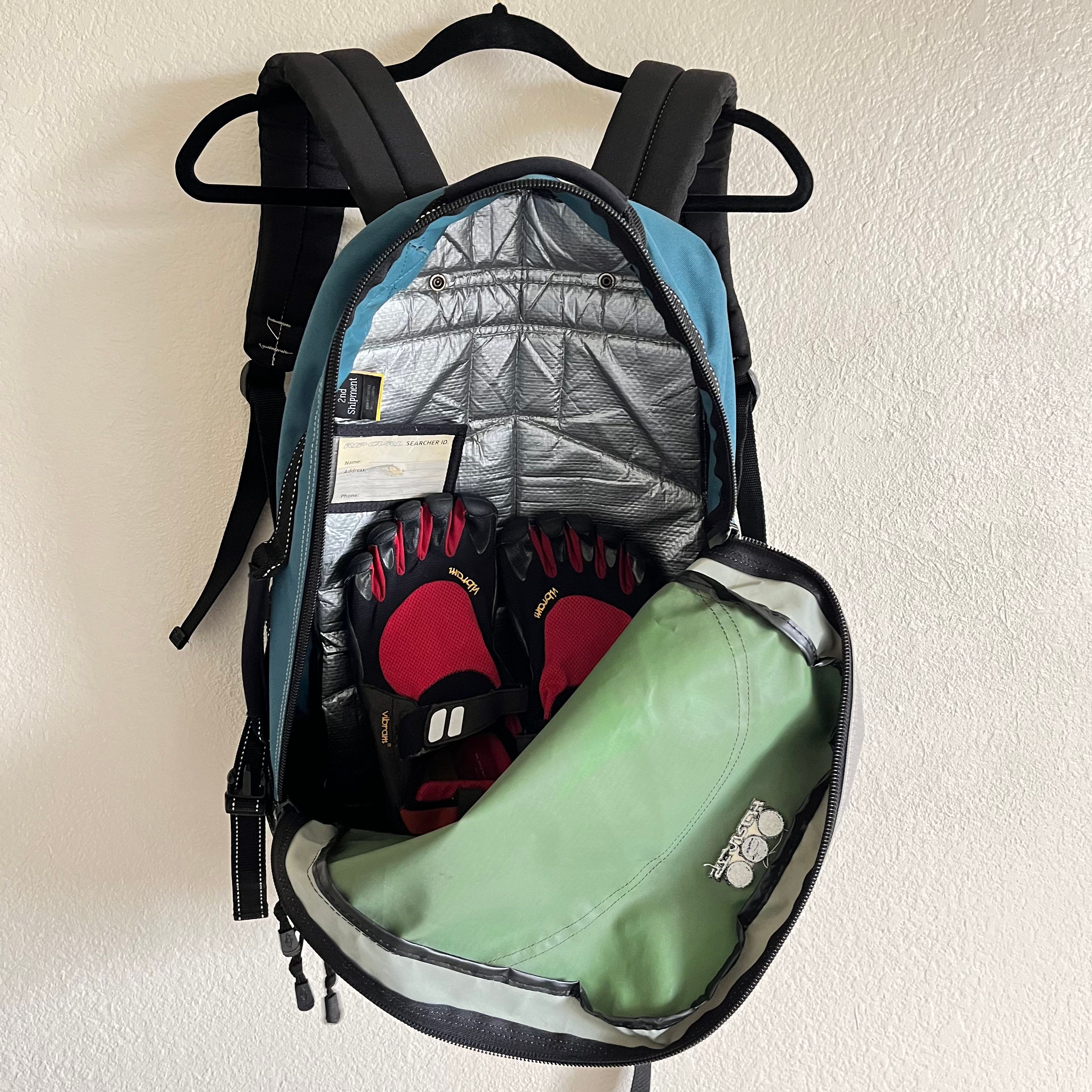 Pre-Arrest Backpack + FiveFingers Shoes
