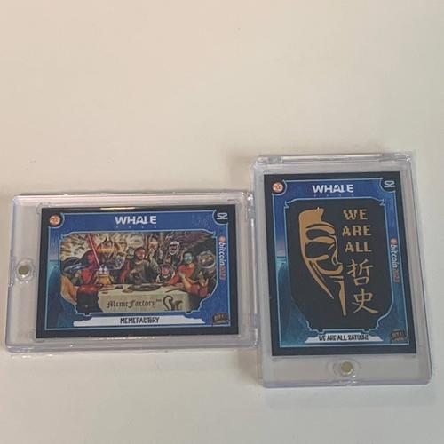 BTC Trading Cards - Series 2 - 2 Whale pass commemorative cards